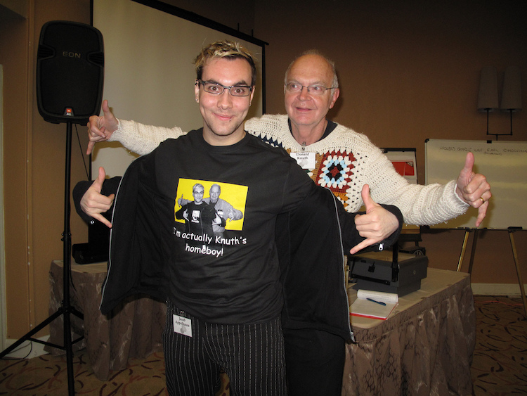 Jacob Appelbaum and Donald Knuth