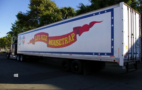 Life Size Mouse Trap Truck