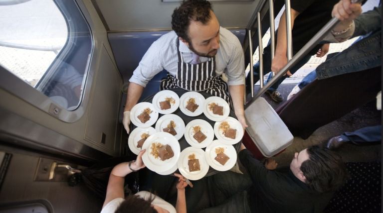 L Train Popup Menu