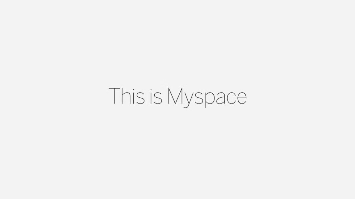 This is MySpace