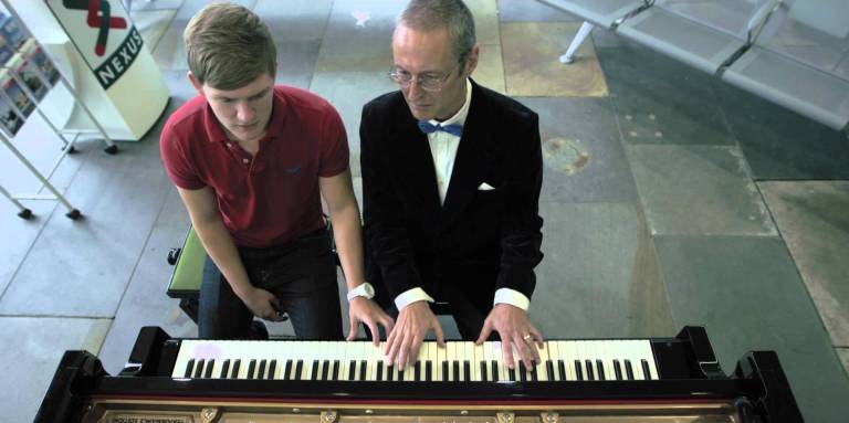 Commuters Play Piano