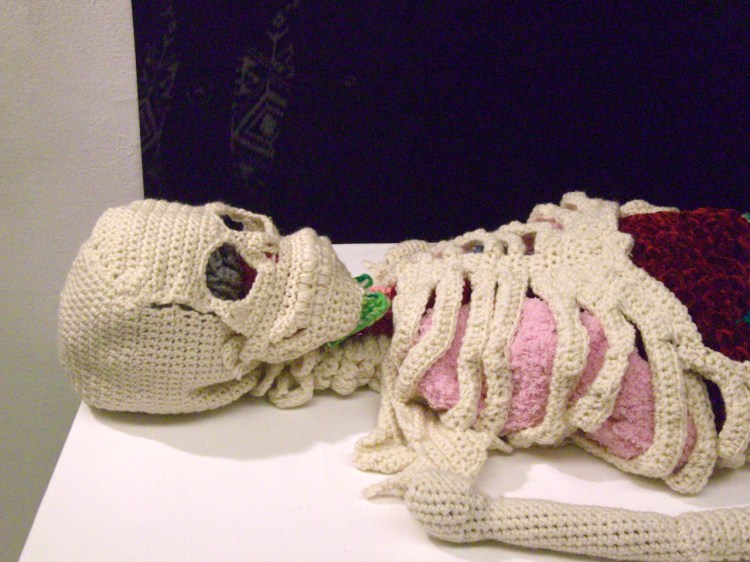 Crocheted Human Skeleton