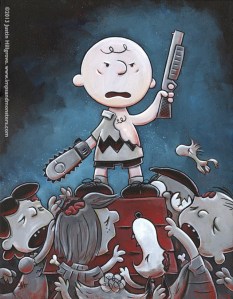 Its The Army of Darkness Charlie Brown by Justin Hillgrove