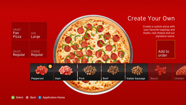 Pizza Hut for Xbox
