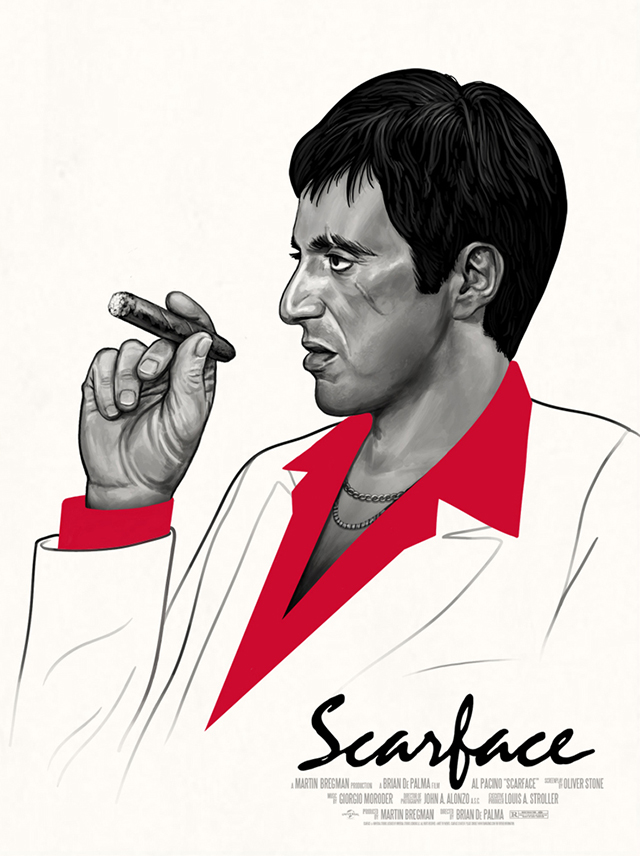 Scarface Poster Designs by Mike Mitchell