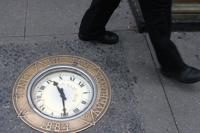 Sidewalk Clock