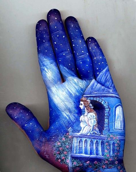 Fairy tale hand paintings by Svetlana Kolosova