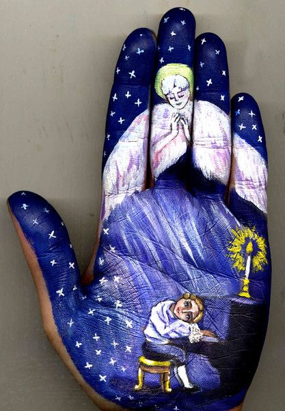 Fairy tale hand paintings by Svetlana Kolosova