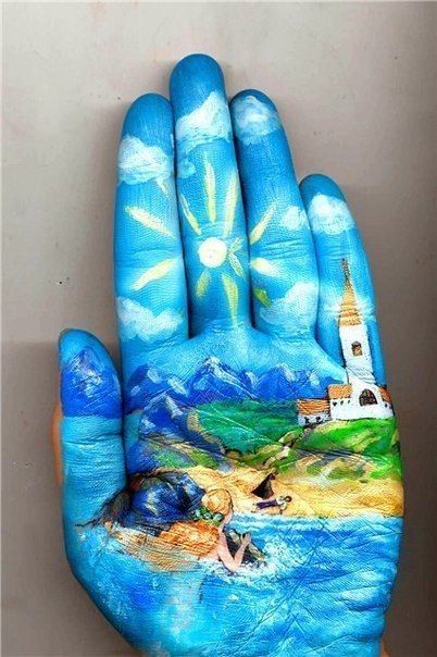 Fairy tale hand paintings by Svetlana Kolosova