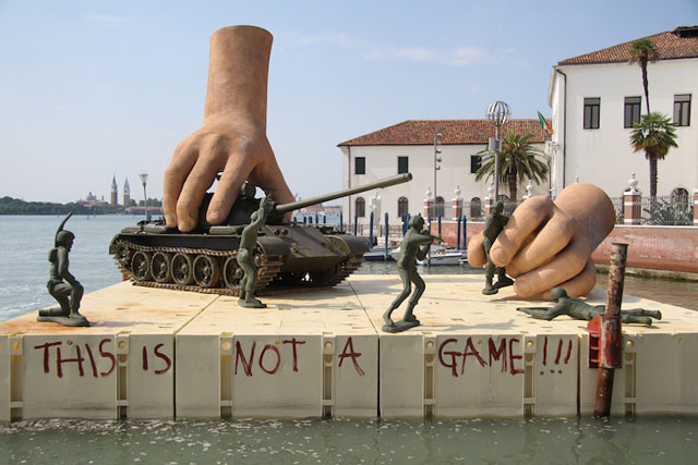 This is not a game by Lorenzo Quinn