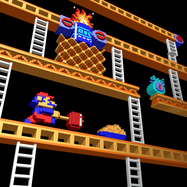 Inside Donkey Kong Stage 2 by Metin Seven