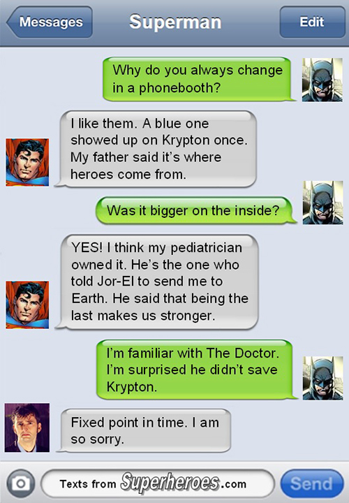 Texts From Superheroes