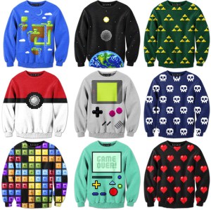Pixel Art Sweatshirts by Drew Wise