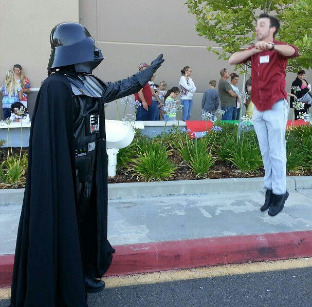 Vadering, A New Photo Meme Featuring Darth Vader's Force Choke.
