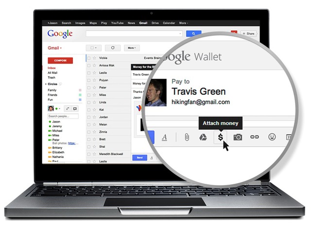 Gmail Google Wallet