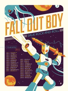 Fall Out Boy Poster by Dave Perillo