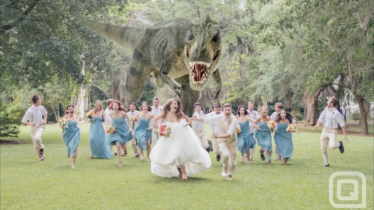 TRex Wedding Party