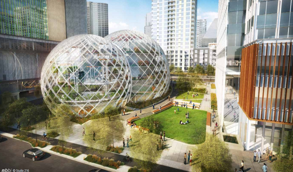 Amazon sphere building
