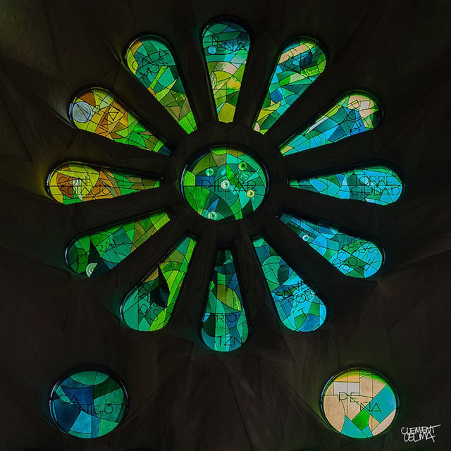 Wide-angle photos of the Sagrada Familia by Clement Celma