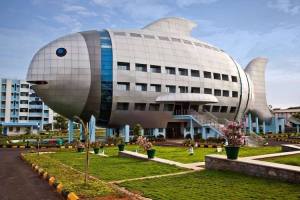 Fish Building in Hyderabad, India