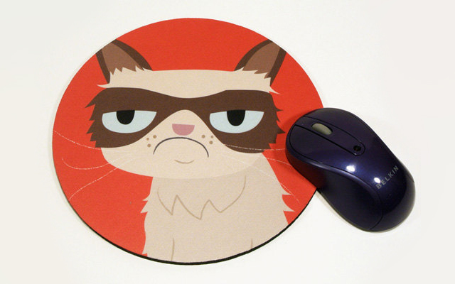 Grump Cat Mouse Pad