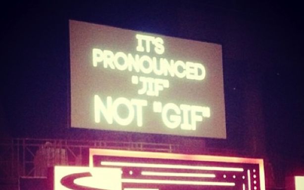 JIF not GIF