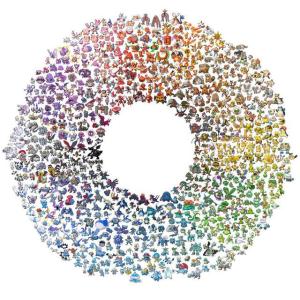 Pokemon Color Wheel
