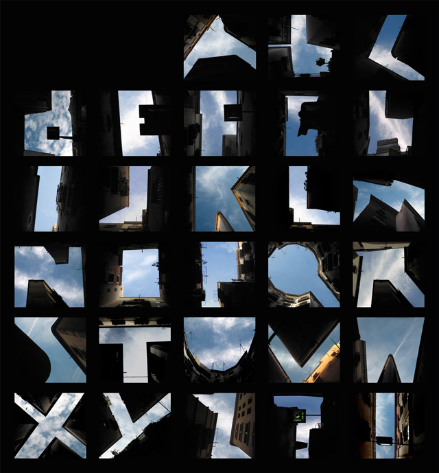 Type the sky by Lisa Rienermann