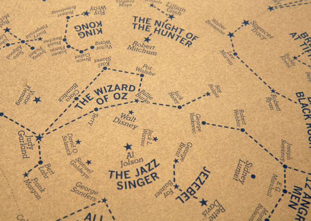 Hollywood Star Charts by Dorothy Collective