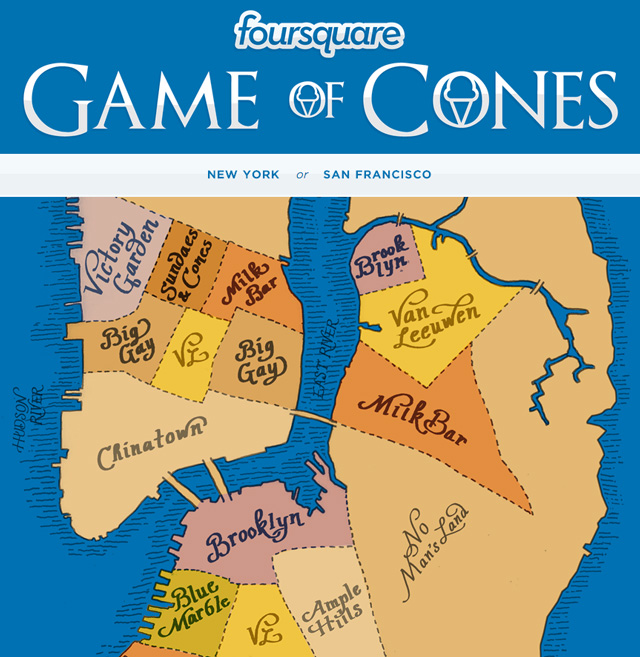 Game of Cones map