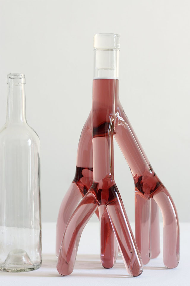 Wine decanters by Etienne Meneau