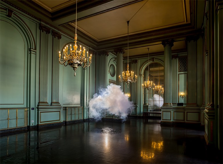 Nimbus Green Room by Berndnaut Smilde