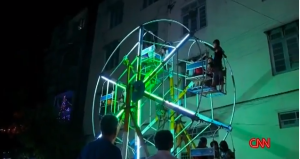 Human-powered Ferris Wheel