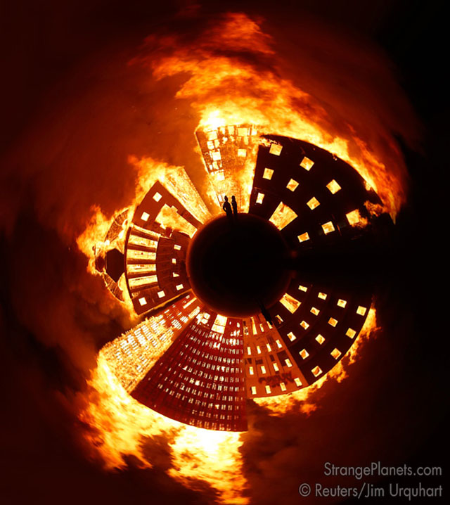 Strange Planets - Burning Man by Julian Cash