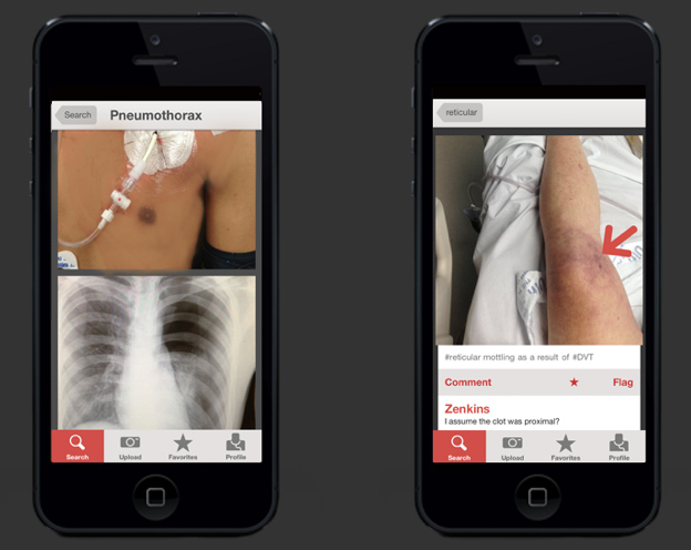 Figure 1 Medical photo sharing app