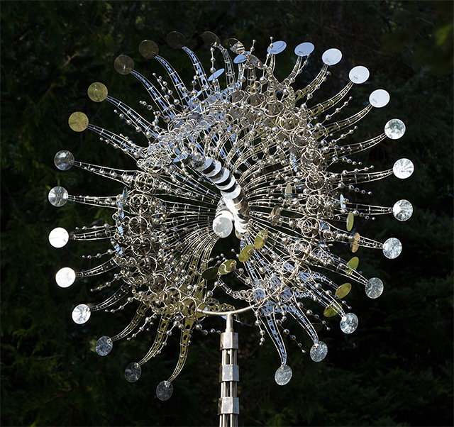 Wind sculptures by Anthony Howe