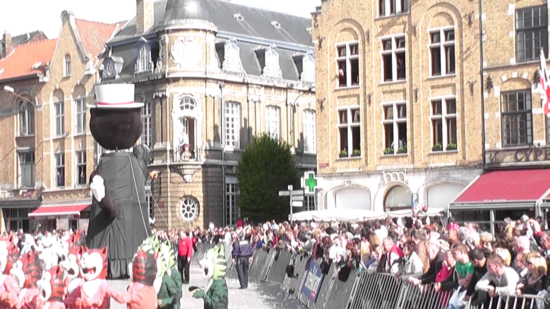 Kattenstoet, A Cat Parade Held Every Three Years in Ypres, Belgium