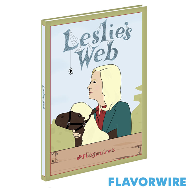 Leslie Knope (and Li’l Sebastian) in Charlotte’s Web
