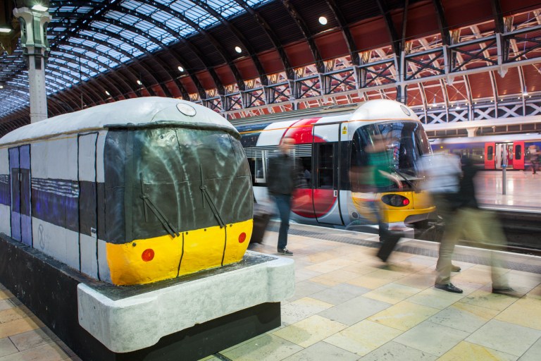 Heathrow Express train cake