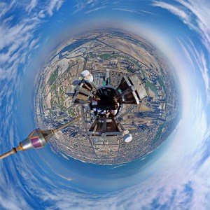Burj Khalifa panorama by Gerald Donovan
