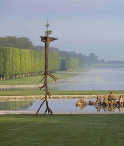 Tree sculptures by Giuseppe Penone at Versailles