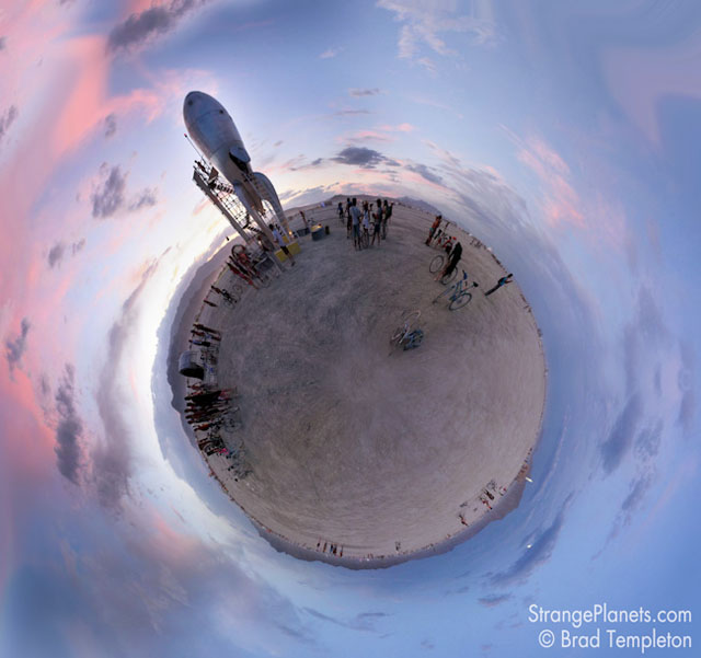 Strange Planets - Burning Man by Julian Cash