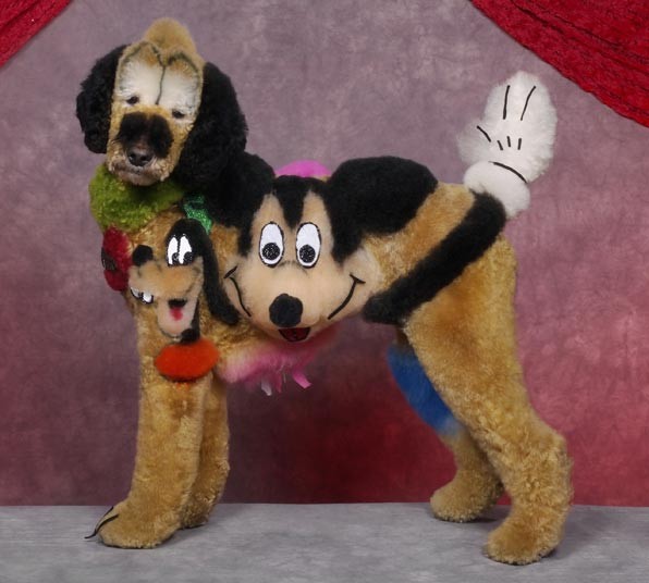 Dogs Outlandishly Dyed and Groomed to Look Like Fictional Characters