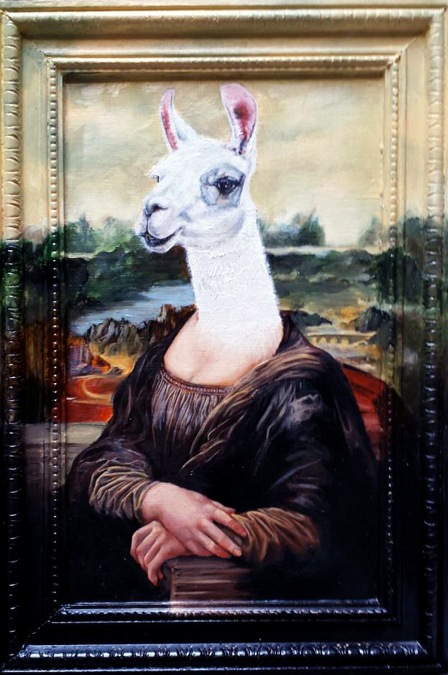 Mona Llama by Sharon Eisley
