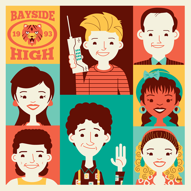 Bayside High (Saved by the Bell) by Dave Perillo