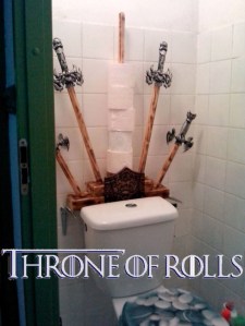 Game of Thrones themed toilet roll holder