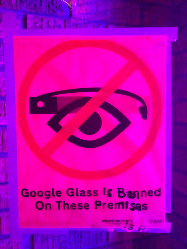 Google Glass Ban