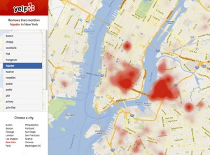 Hipster Heat Maps on Yelp