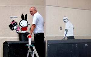 Graffiti Removal Guys Becomes Street Art
