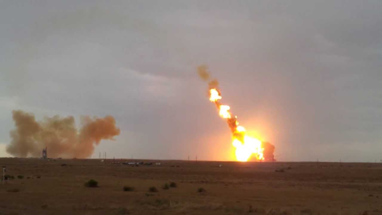 Unmanned Russian ProtonM Rocket Explodes Less Than One Minute After